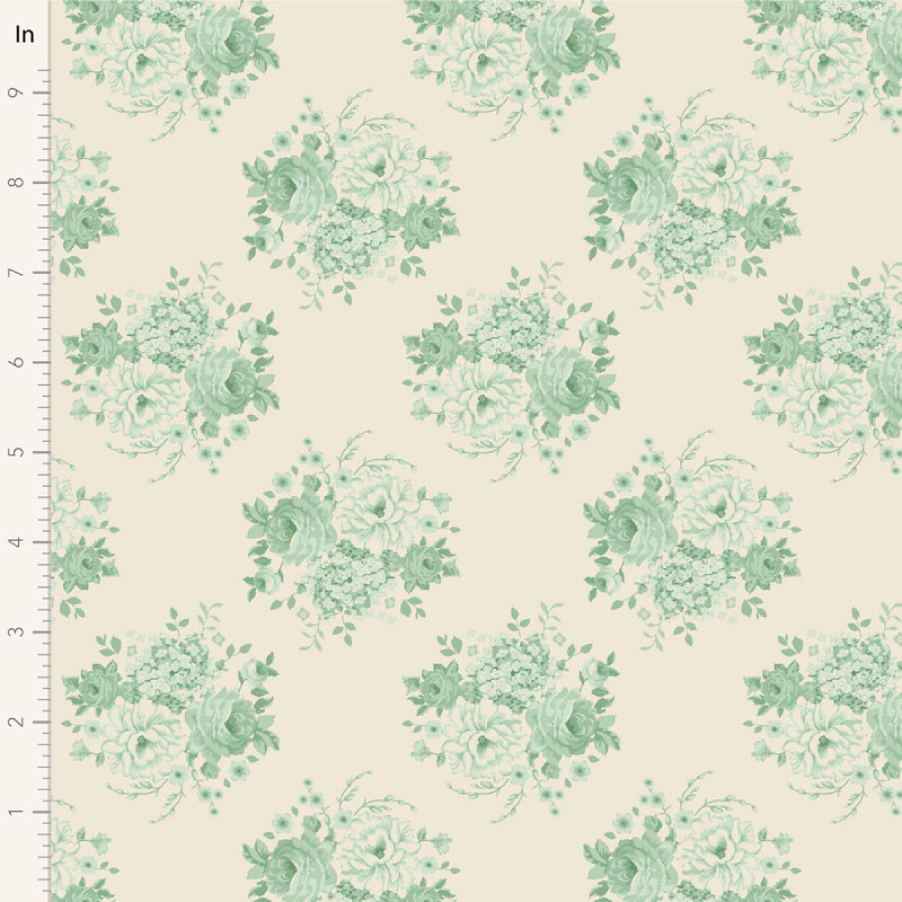 Tilda Patchwork Stoff Baumwolle - Sunday Brunch - Mia Teal